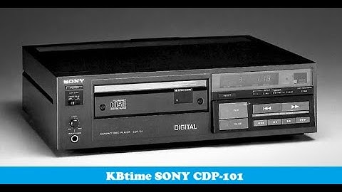 Sony CDP-101: the first CD player and the hype
