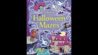 Halloween Mazes Usborne 9781803700762