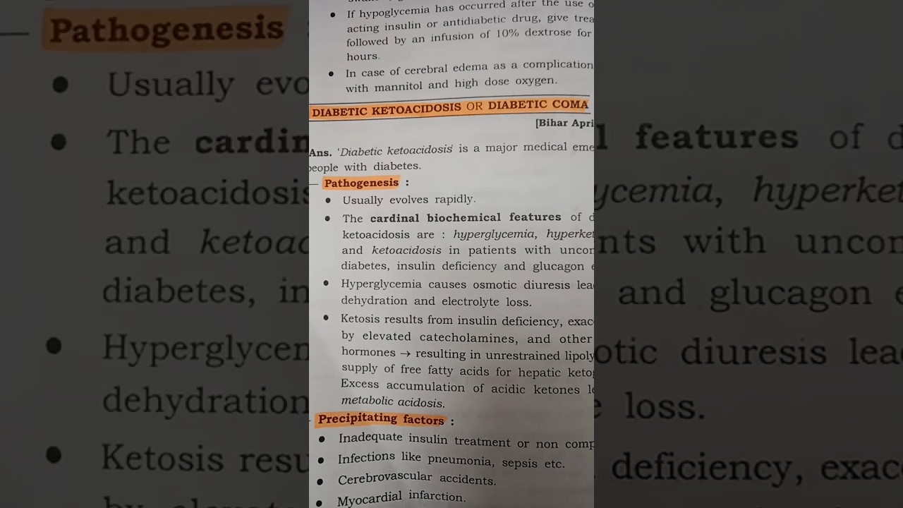 #DIABETIC KETOACIDOSIS OR DIABETIC COMA#