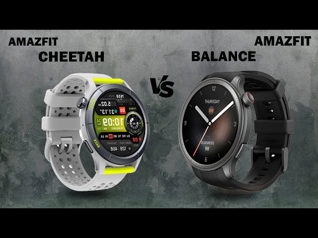 Amazfit Cheetah Pro vs Amazfit Balance - Specs Comparison 