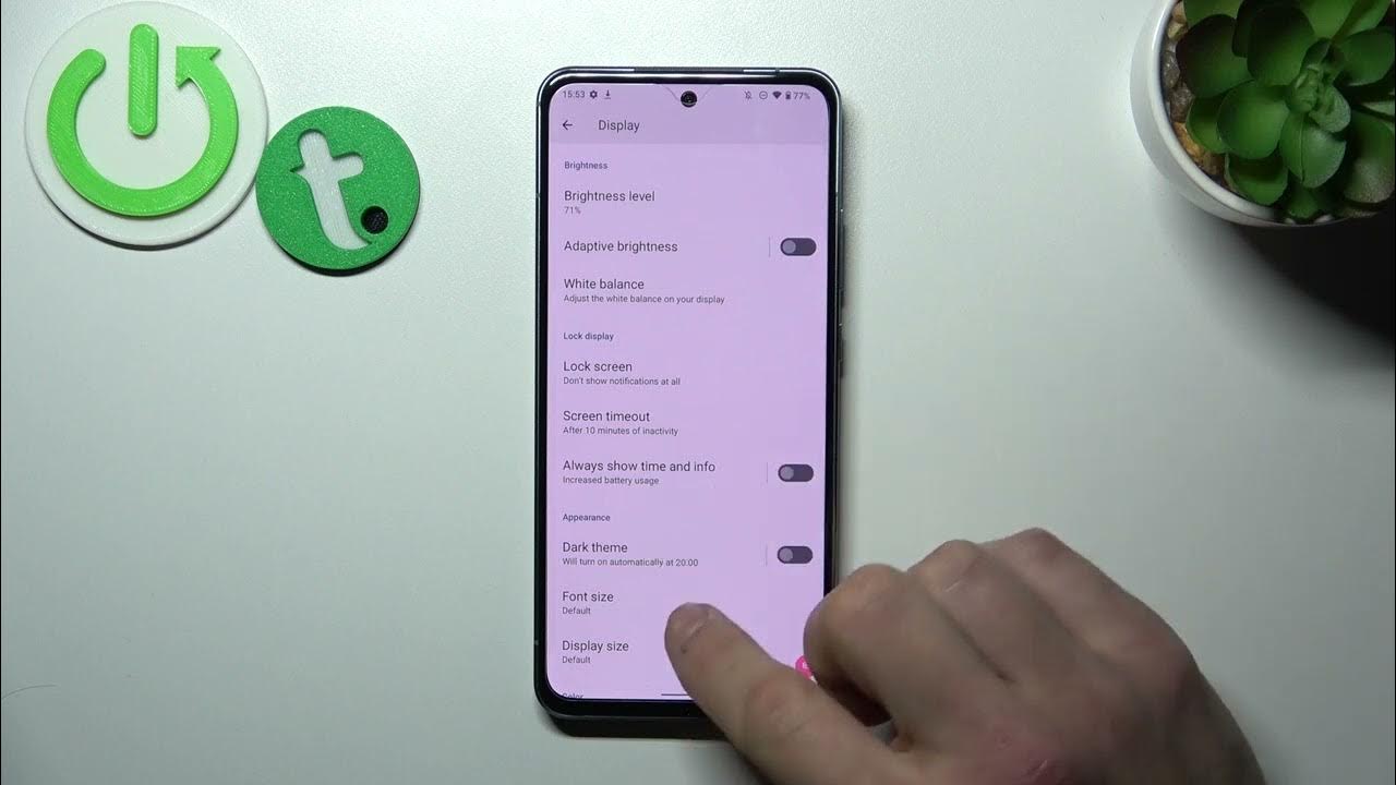 How to Manage Display Settings in NOKIA X30 Customize Screen YouTube