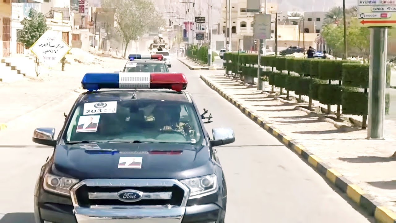 موكب الرئيس عبدربه منصور هادي الحرس الرئاسي في مدينة سيئون حضرموت اليمن yemen