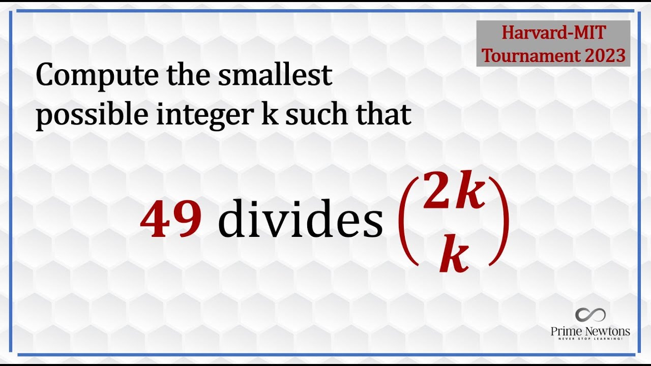 Minor Integer Compute the smallest integer k - YouTube