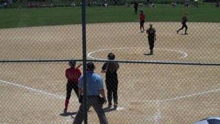Class 1A Softball Sectional Championship -- United bats in 8th inning vs. Illini Bluffs.MP4
