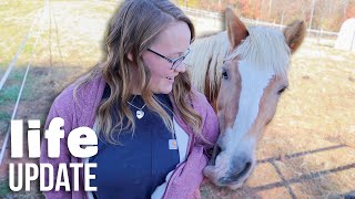 No Longer A Minimalist Or Vegan?! // LIFE UPDATE Feat. My Horse Lavender