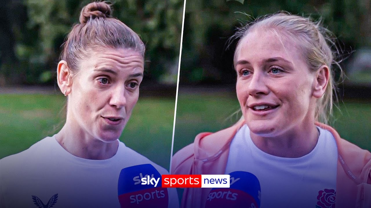 England's Sarah Hunter and Alex Matthews look ahead to Women's Rugby World Cup final v Canada