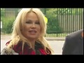 Julian Assange visited by Pamela Anderson and K.Hrafnasson