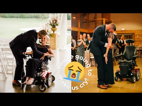 Mom With ALS Lifted To Her Feet To Dance With Son On Wedding Day