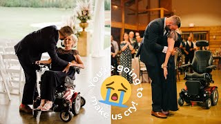 Mom With ALS Lifted To Her Feet To Dance With Son On Wedding Day