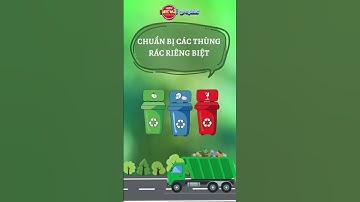 Phân loại rác thành 3 loại