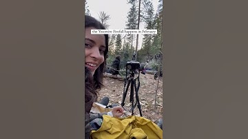 Iconic Firefall at Yosemite National Park