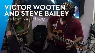 Vignette de la vidéo "PreSonus—Live from NAMM 2013: Victor Wooten, Steve Bailey, and David "Fingers" Haynes, 4 of 4."