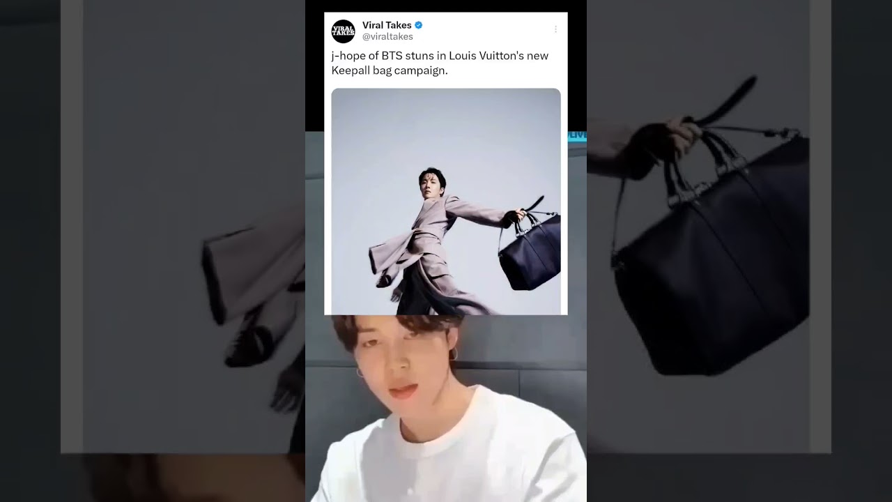 J-Hope Fronts Louis Vuitton Keepall Campaign