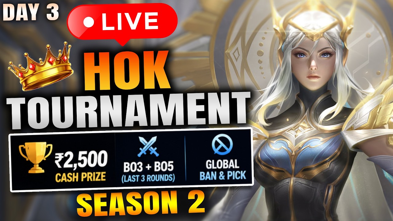 WHO WILL WIN ₹2,500? 🏆 | AOK Community Cup S2 Day 3 #HonorofKings #HoK