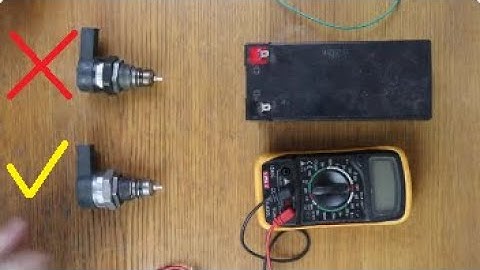 FOUT bij het controleren van de Common Rail-brandstofdrukregelklep ALLEEN met MULTIMETER