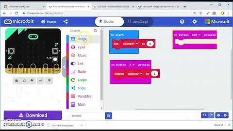 Variables with the micro:bit