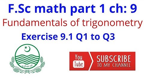 fsc math part 1 chapter 9 exercise 9.1 question 1 | 11th Class Math, Ch 9, Lec 1 - Exercise 9.1