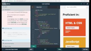 Learn Javascript, Document Object Model, Javascript and the DOM