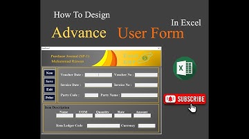 How to Design Advance VBA Userform in Excel | With Graphic Design