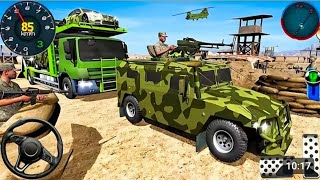Army Truck Driving Cargo Games 3D - US Offroad Army Truck Driving 3D - Android Gameplay  screenshot 3