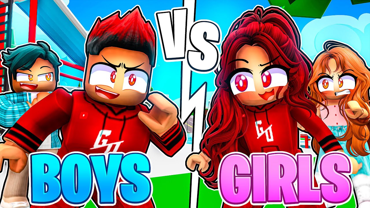 PERANG LELAKI VS PEREMPUAN! [Brookhaven 🏡RP] (Roblox Malaysia)