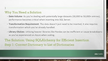 Writing a Dictionary of Lists to SQL Server via Python