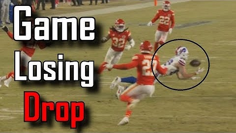Drop leads to AFC Championship Game Loss | Kansas City Chiefs Vs Buffalo Bills