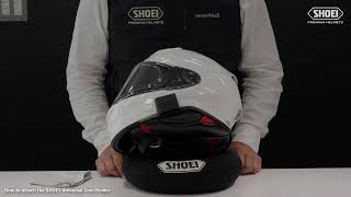[ SHOEI Official ] How to attach the SHOEI Universal Com Holder