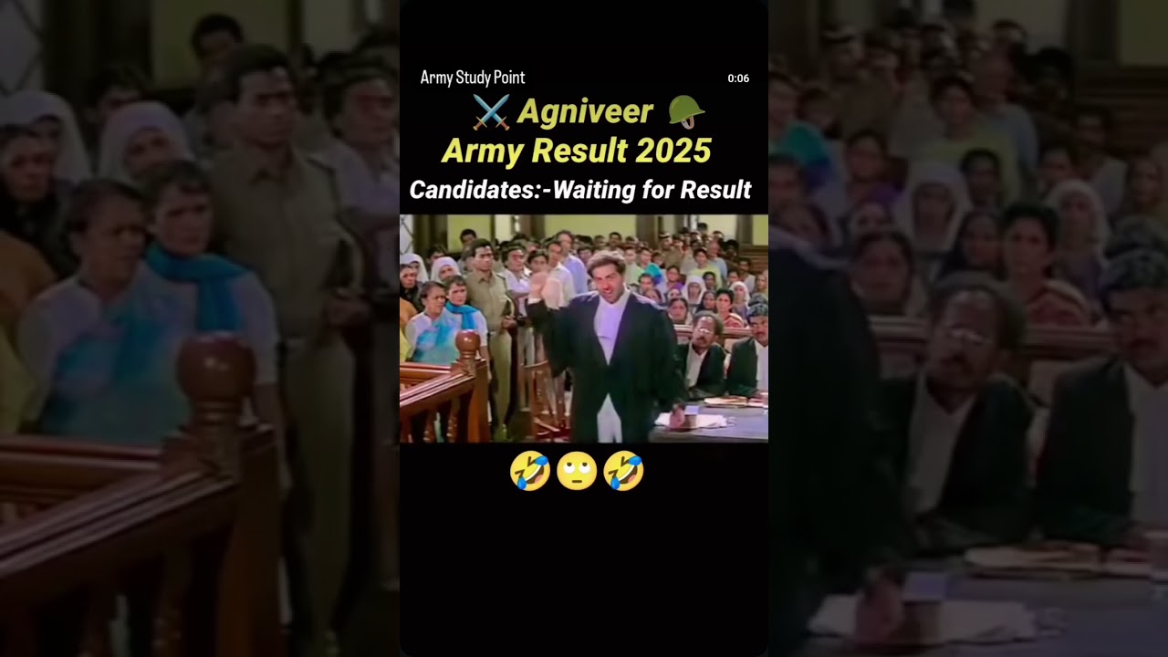 Army agniveer result waiting candidate ......