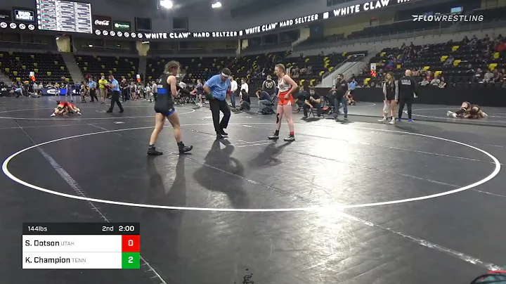 144 Lbs Consolation - Samantha Dotson, Utah Vs Kat...