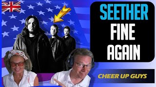 Seether FIRST TIME HEARING Fine Again BRITISH COUPLE REACT