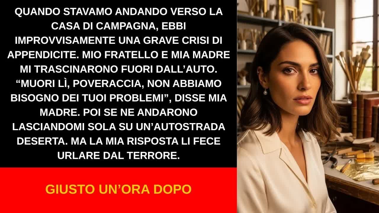Morente, mia madre e mio fratello mi lasciarono in autostrada con appendicite… e nessuno tornò m