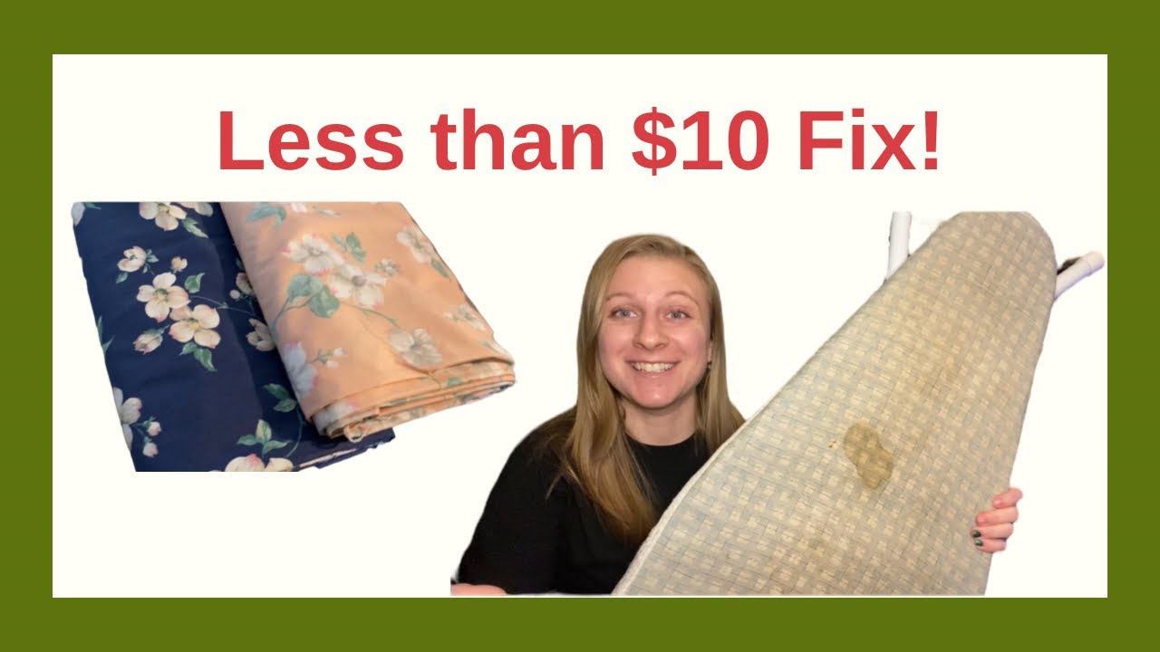 SAVE MONEY - DIY Ironing Board Cover and Pad Replacement 