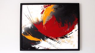 NEW - EFFECTIVE ABSTRACT ACRYLIC PAINTING/ LAYERING/ TEXTURE/ STEP BY STEP TUTORIAL/ DEMO