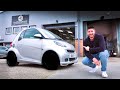 Restoring My CHEAP Brabus 451 Smart Car's Battered Wheels To Perfection!!!