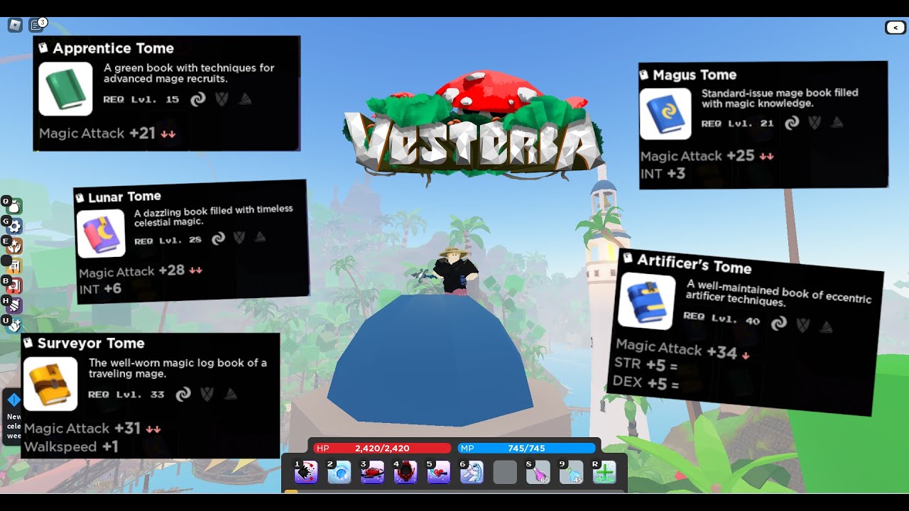 All The New Tomes Vesteria YouTube