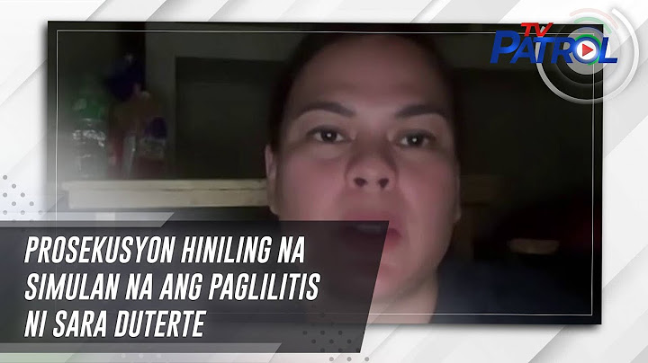 Prosekusyon hiniling na simulan na ang paglilitis ni Sara Duterte | TV Patrol