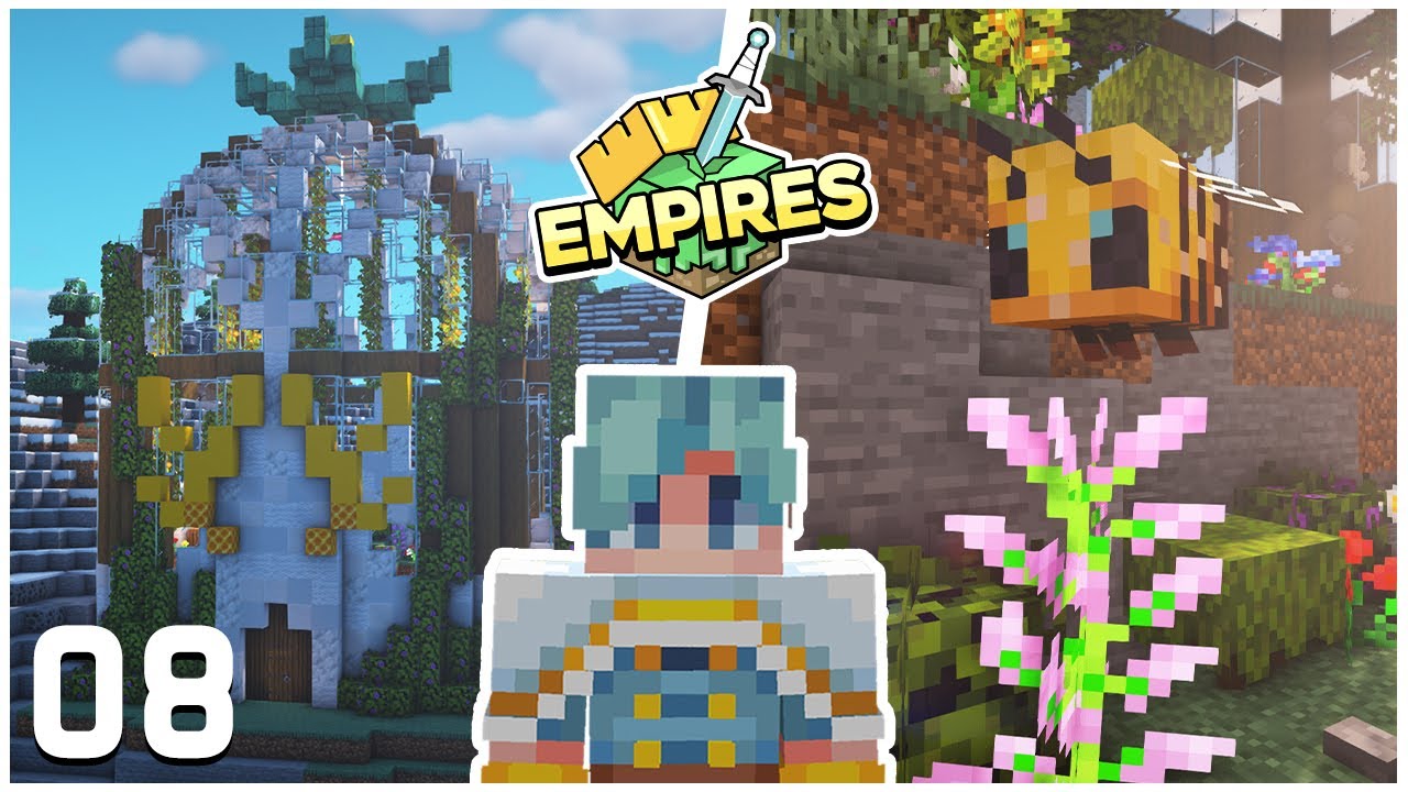 Minecraft Embires My BEE-Utiful New Build! - Minecraft Empires SMP - Ep.08 - YouTube