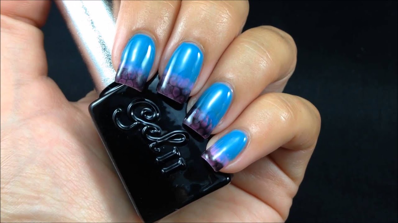 Demo of Nail Art using Gel II Reaction Gel Polish YouTube