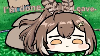 Mumei Literally Rage Quit then turn Off Stream