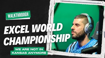 Excel World Championship 2025 | RTLV Battle 1 | We Are not in Kansas Anymore | Full Walkthrough