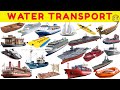 30 Water Vehicles for Kids ⛴️ | STEM Early Learning & Fun Transport Facts