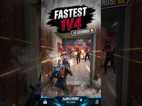 FASTEST 1V4 😱 #foryou #shorts