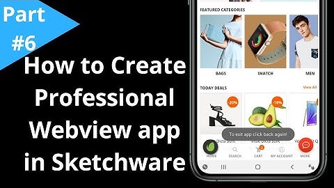 Professional Android App in Sketchware||How to Create Professional Webview app in Sketchware||Part 6