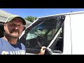 DIY magnetic window screens for your van life