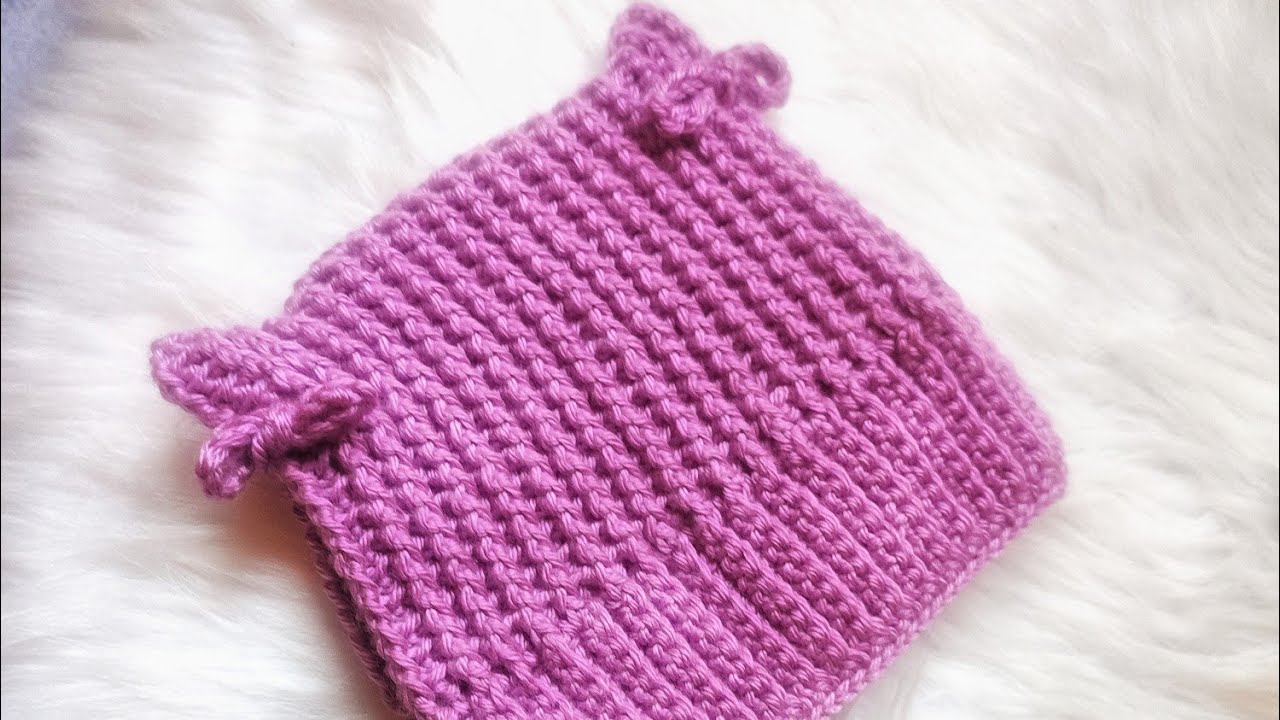 اسهل طريقة ايس كاب شكل قطه لأي مقاس👌/ شرح سهل للمبتدئين #moory_crochet