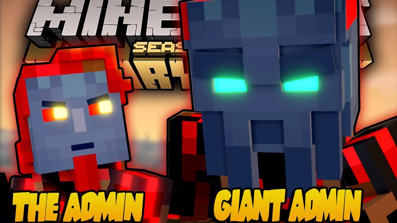 THE ADMIN VS GIANT ADMIN! - Minecraft: Story Mode Season 2