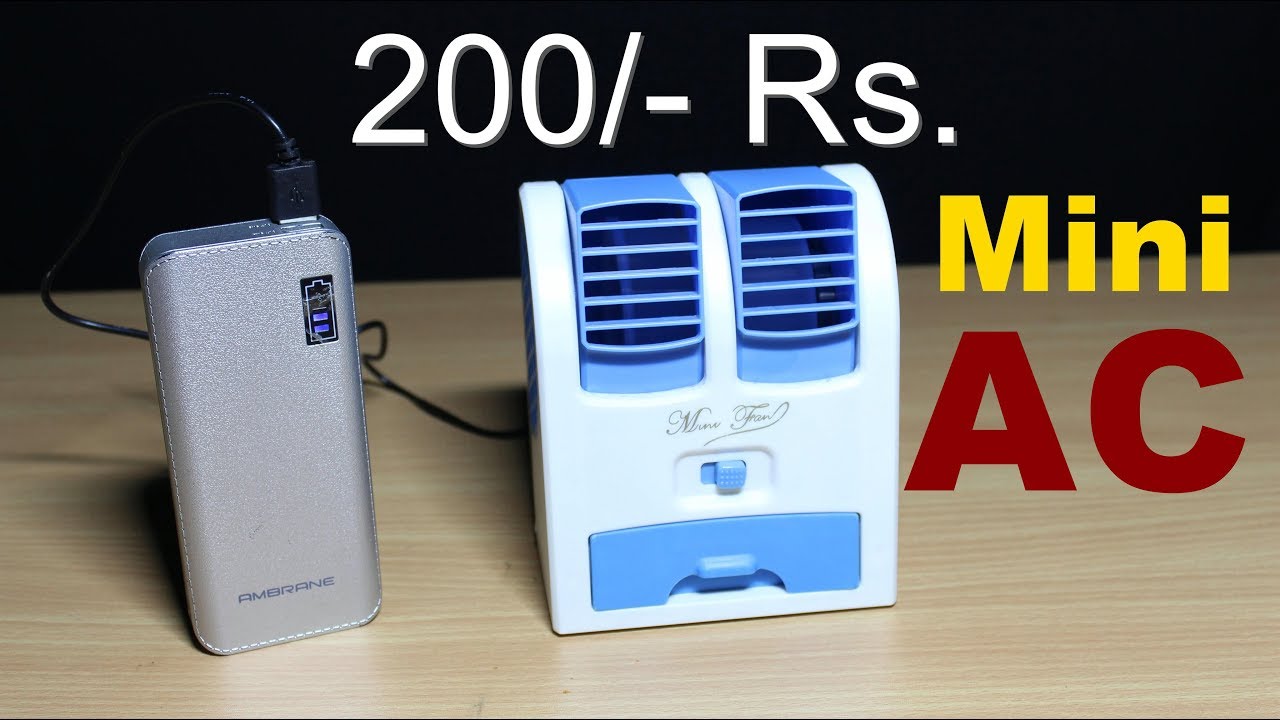 Portable Mini AC Air Cooler Unboxing 