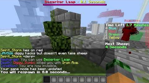 Diggy_Dumbo hacking on Mineplex