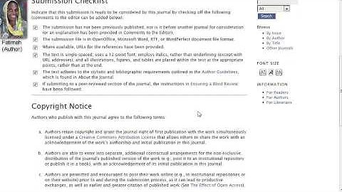 PKPSchool: OJS for Editors: Lesson 6: Submitting an Article